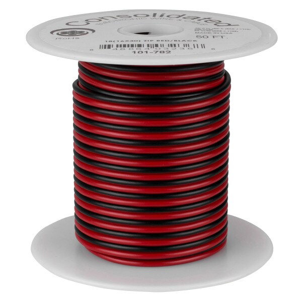 Main product image for Consolidated 50 ft. 18 AWG Power Speaker Wire (Re 101-782